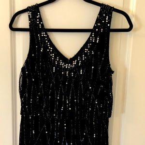 Beaded Navy Special Occasional dress